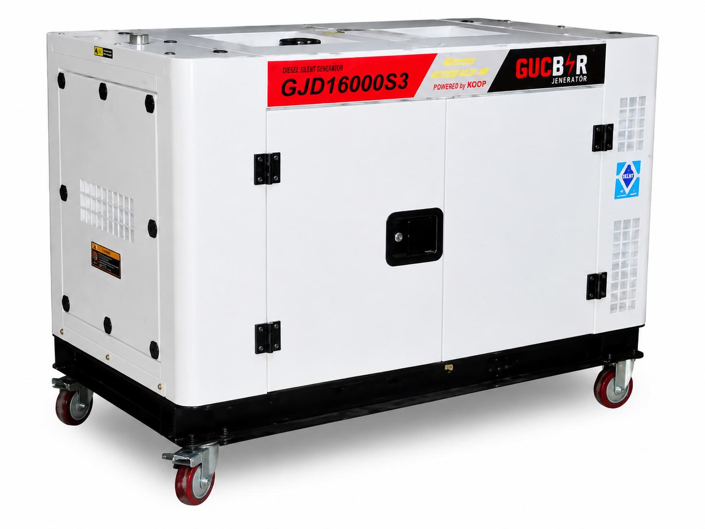 Дизельний генератор GUCBIR GJD16000S3 15 кВт трифазний